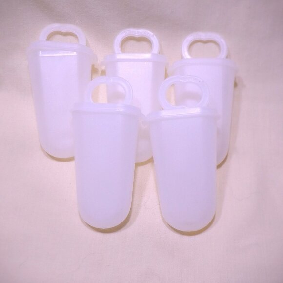 VINTAGE ~ TUPPERWARE ~ / Set of 5 POPSICLE Molds ~ - Picture 1 of 1
